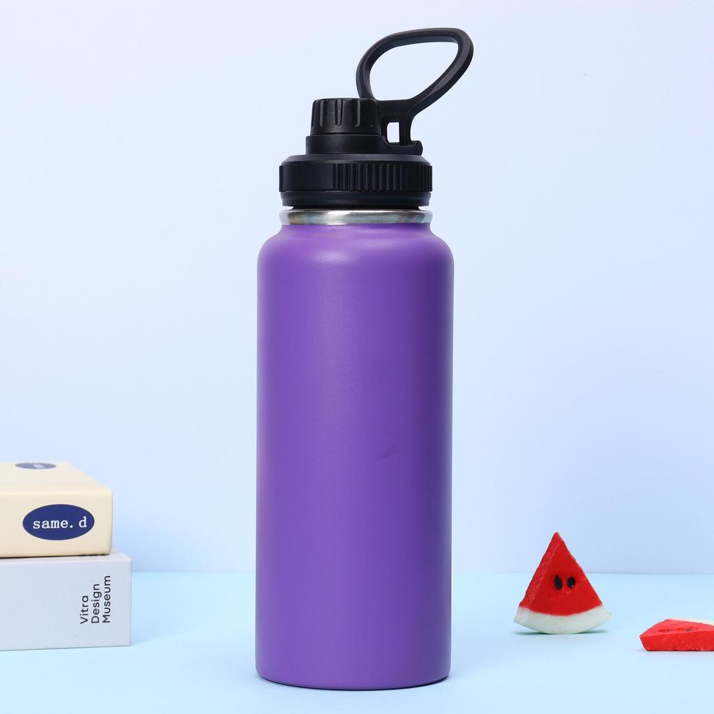 Förtjockad 304 Rostfritt Stål Bärbar Sporttermos, Utomhusflaska med Stor Kapacitet