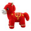 2026 Horse Doll New Year Decorations Soft Cloth New Year Blessings Horse Ornament Symbol of Wealth Happiness Car Horse Ornament