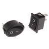 10Pcs /Lot Kcd1/Kcd7 Oval Rocker Switch 2 Pins 2 Gears Electric Kettle Rocker Power Switch On-Off Boat Shape Switch
