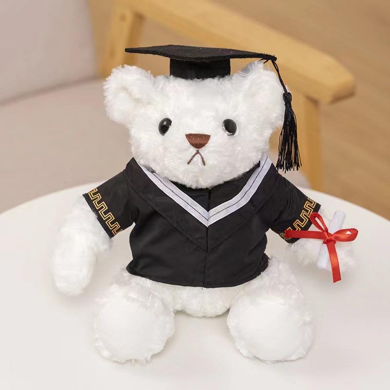 Kindergarten Graduation Gift High School Primary School Bear Doll Plush Toy Commemorative Gift Dr. Bear