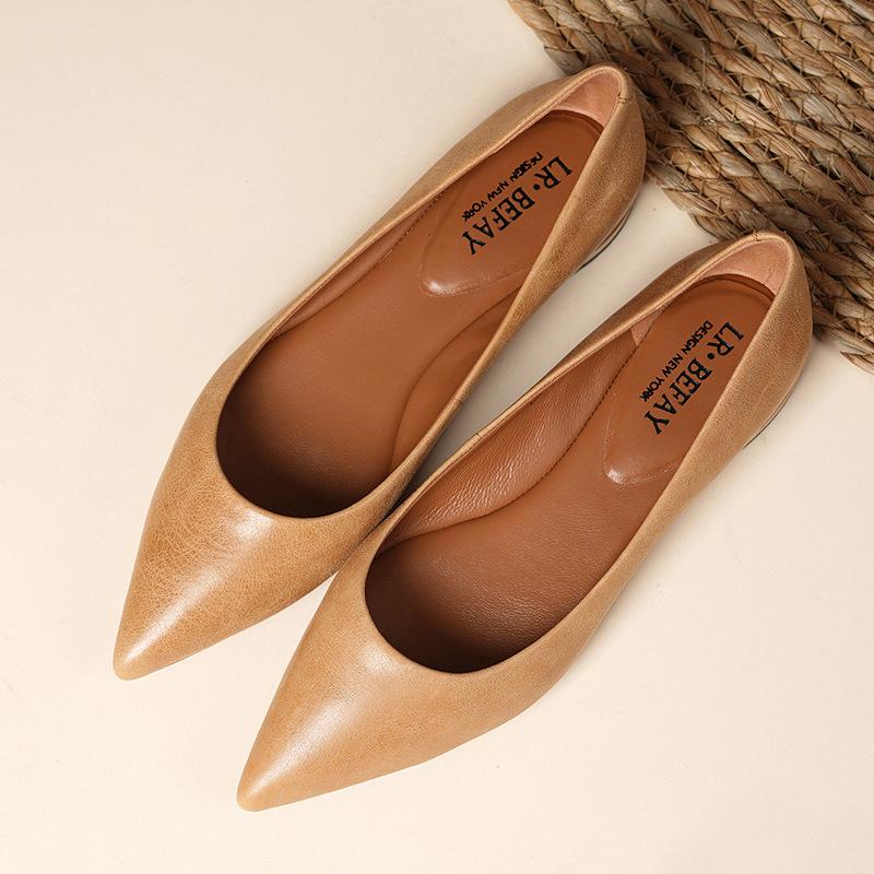 

туфли на толстом каблуке с плоской подошвой с неглубоким вырезом профессиональные туфли на низком каблуке из кожи овчины с неглубоким вырезом универсальные женские туфли 39