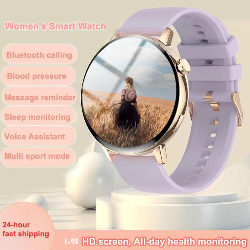 

DT4 Новые женские умные часы для женщин Умные часы Цифровые наручные часы Фитнес-браслет Голосовой помощник Bluetooth Звонок наручные часы