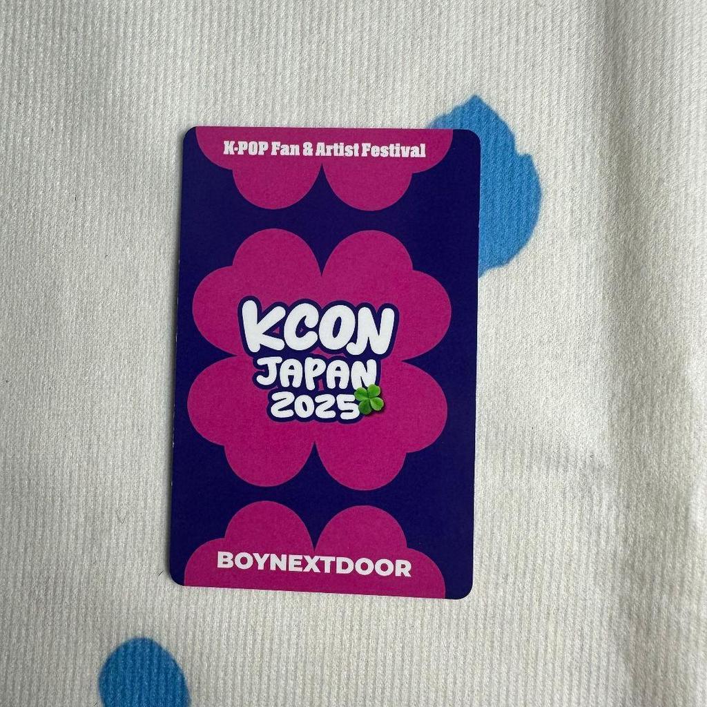 [USED] BOYNEXTDOOR 2025 Liu KCON JAPAN Trading Card