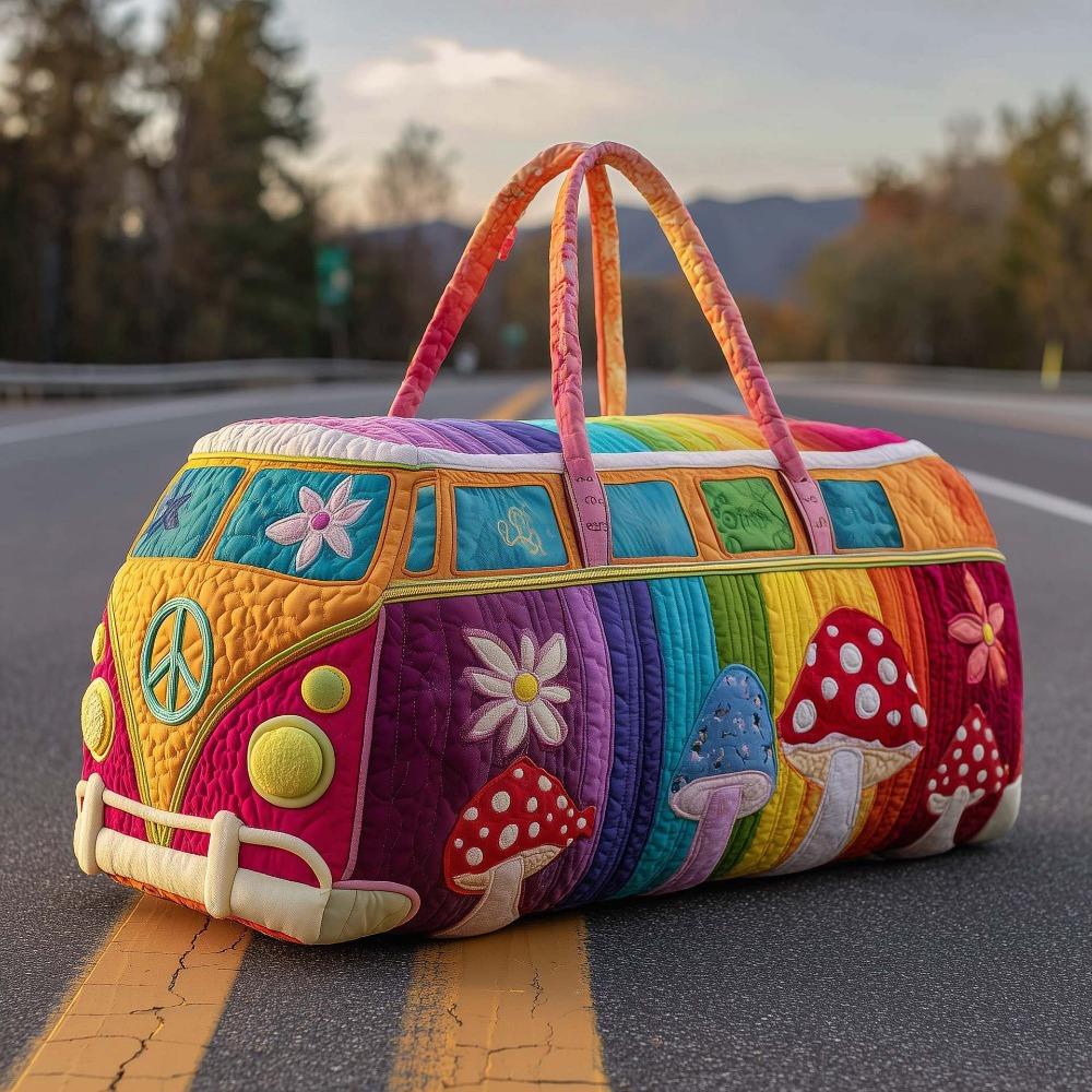 

3D Quilting Craft Quilted Duffle Bag Large Capacity Waterproof Travel Duffel Bag Tote Bags Short-distance Handbag