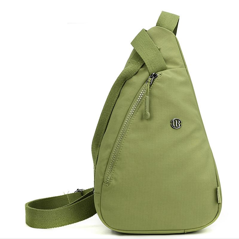Multifunctional simple fashion breast bag women's light commuting versatile handbag niche shoulder messenger bag