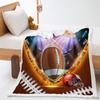 Basketball Sports Blanket Lamb Fleece Crystal Fleece Double Blanket Blanket