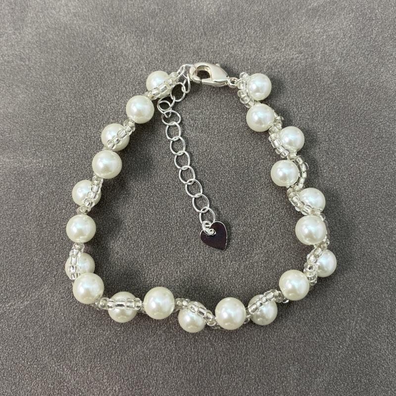 

Large and small pearl necklace easiest for matchelegant palace style clavicle chain necklace