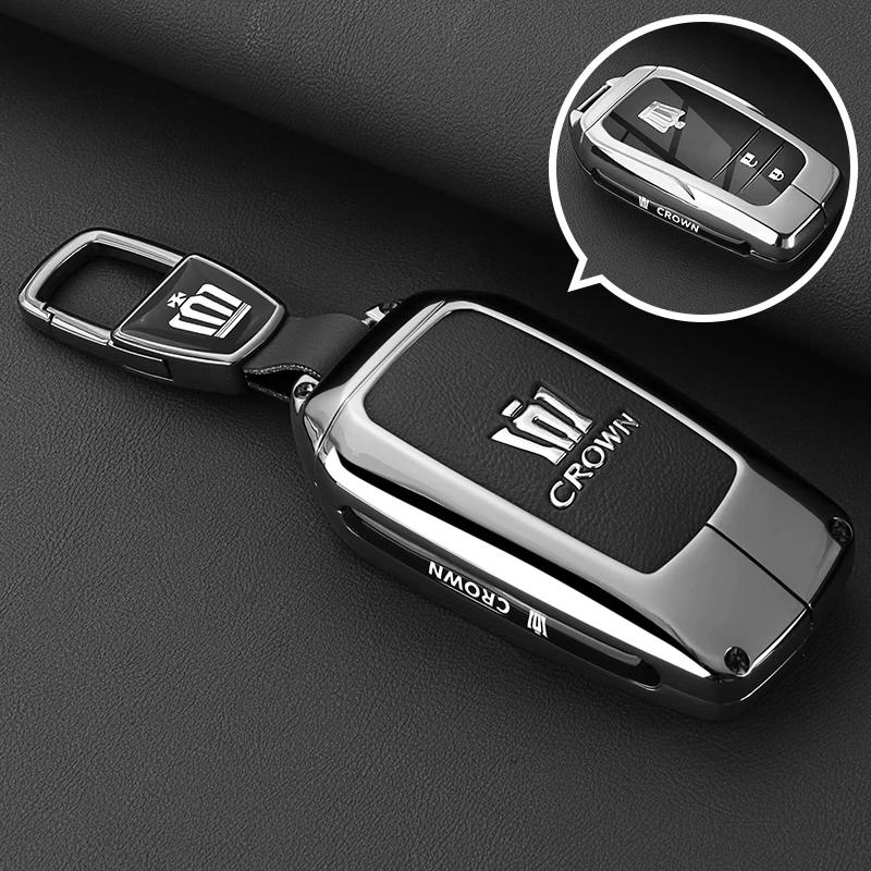 

2024 Toyota Crown Land Cruiser Key Set 14th Generation Special Product 13 Luxury Edition Automotive Parts 12 Buckle Case for Men