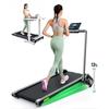 Akluer H1-B Walking Pad with Auto Incline 13% 6-Level - Treadmill with Auto Incline and Remote Control, LED Display