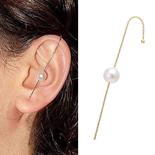 

Gold Color Long Hooks Earrings for Women Crystal Lightning Ear Climber Earrings Fashion Brincos Earclips Zircon