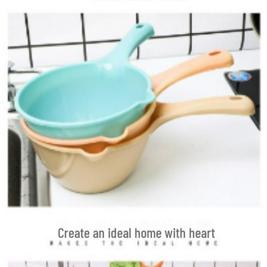 Durable Plastic Water Ladle for Kitchen, Bath, and Children's Hair Washing