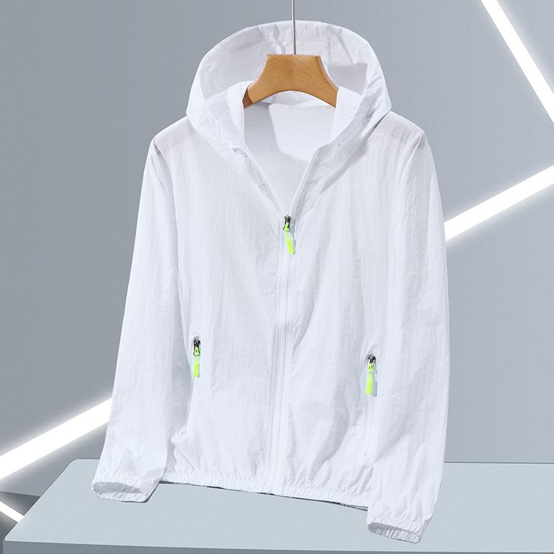 Quick-Dry Lightweight Sun Protection Jacket - Plus Size, Breathable, Hooded Ice Silk for Men & Women