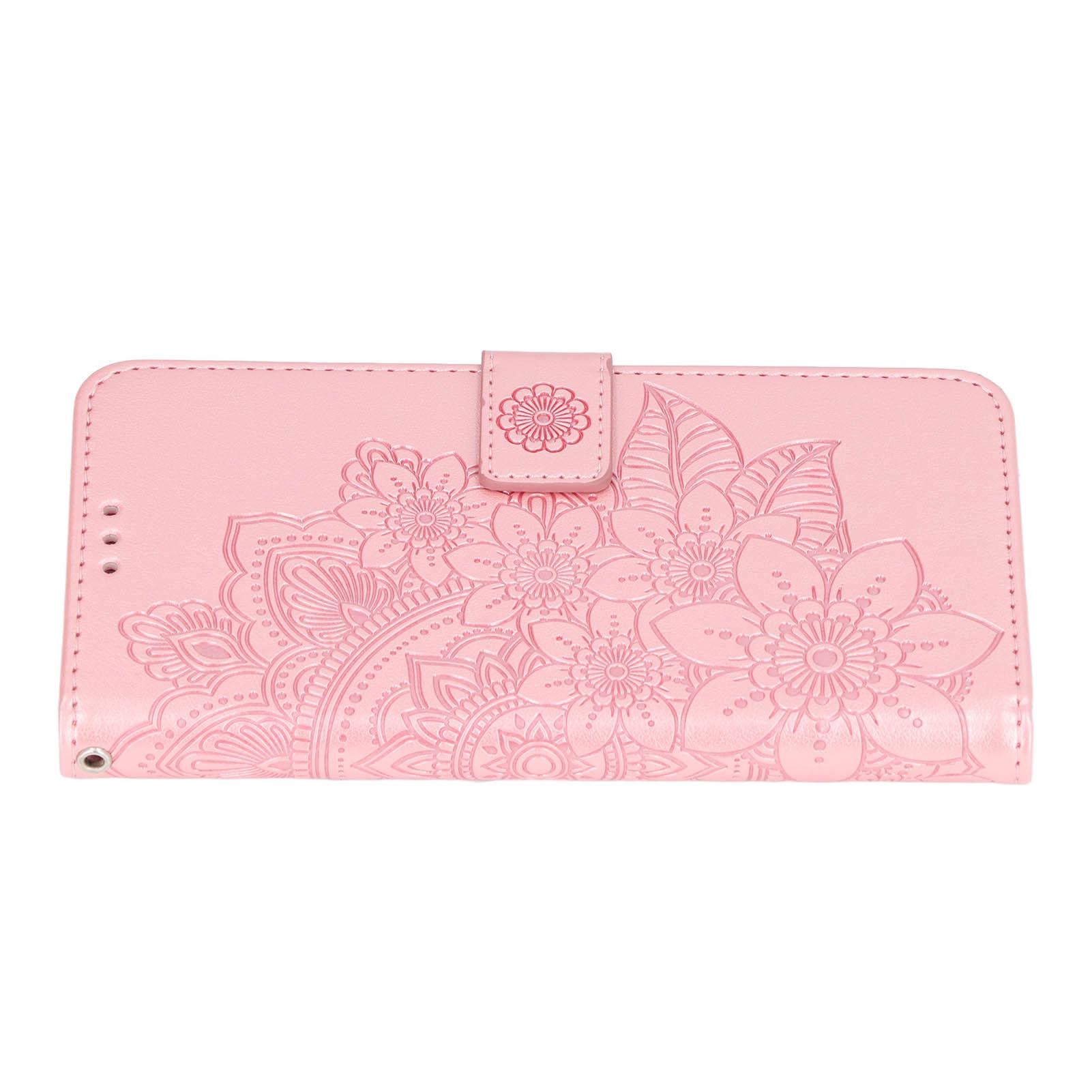 

Multifunctional Wallet Phone Case Flip Phone Cover with Card Slots and Kickstand for Galaxy S22 Plus Rose Gold