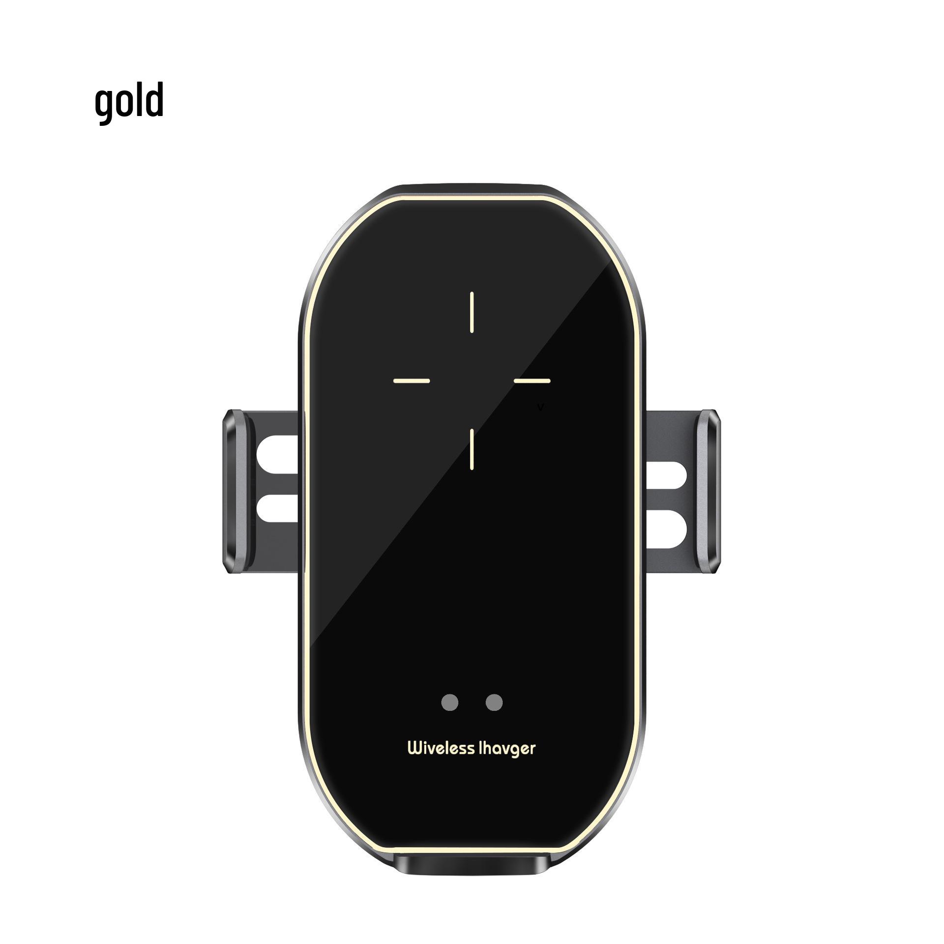 

Original A7 Car Phone Holder: Intelligent Infrared Sensor & Wireless Charger for All Smartphones золотой