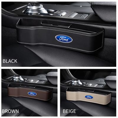 Organizator pentru spațiul dintre scaune auto Cutie de depozitare multifuncțională Buzunar pentru pahar Pentru Focus Mk2 Mk3 Fiesta Ranger Mondeo S-MAX Kuga Mustang