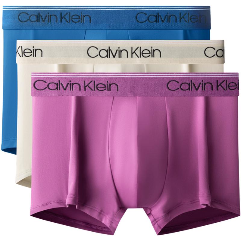 

Calvin Klein Боксеры с логотипом и буквами на талии, комплект из 3 шт., мужское нижнее белье NB2569AW8 S