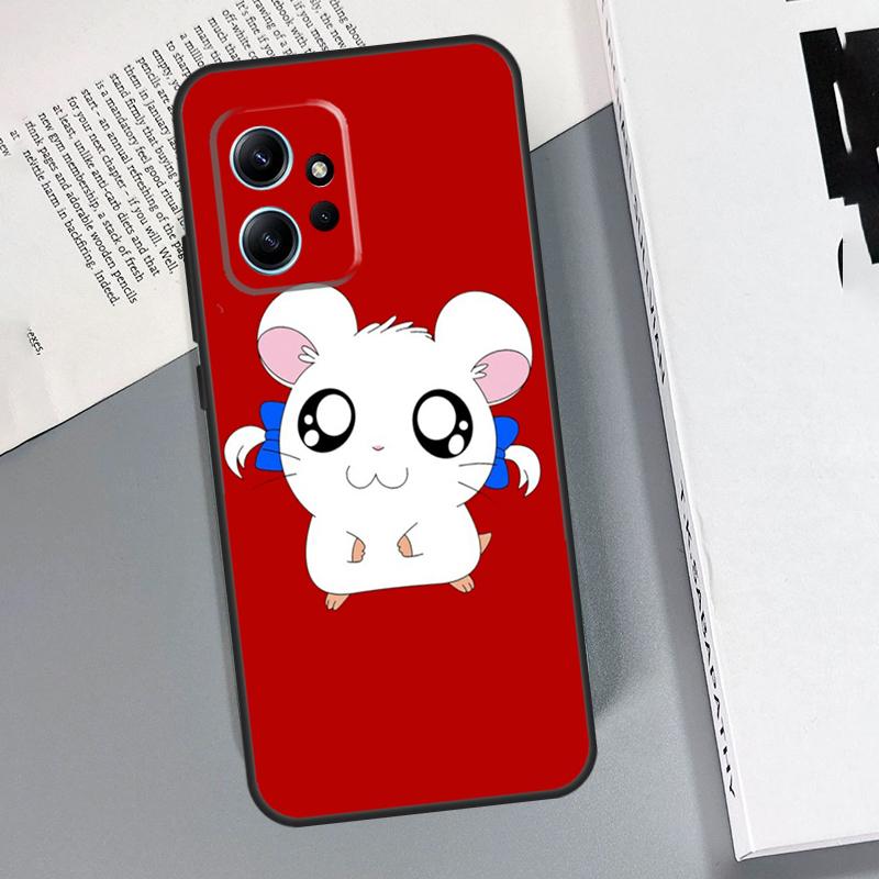 Cute Funny Hamster Case For Xiaomi Redmi Note 13 11 10 12 14 15 Pro Plus Cover For Redmi 15 15C 14C 10C 13C 12C