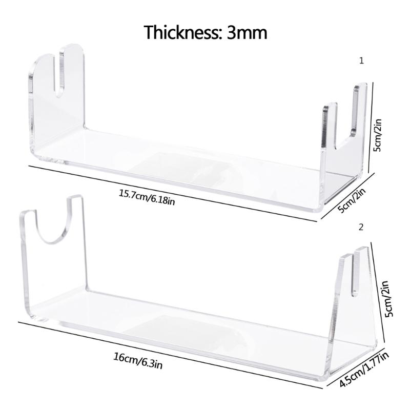 Acrylic Display Stand Knives Holder Cutter Display Holder Collection Rack Transparent Cutter Holder Knives Showcase