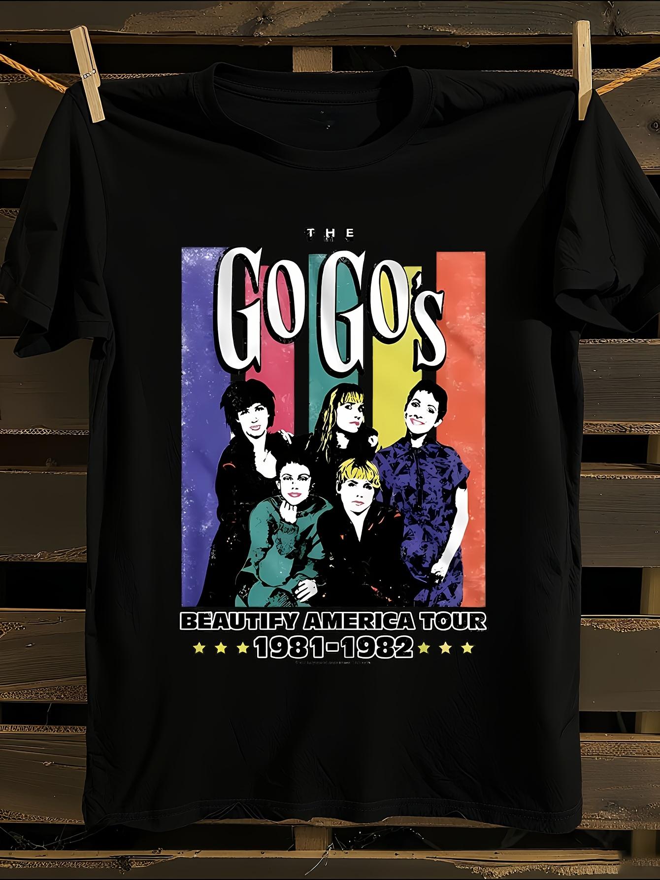 The Go-Go S Vintage Tshirt Vintage 1981-1982 Beautify Ame... XL
