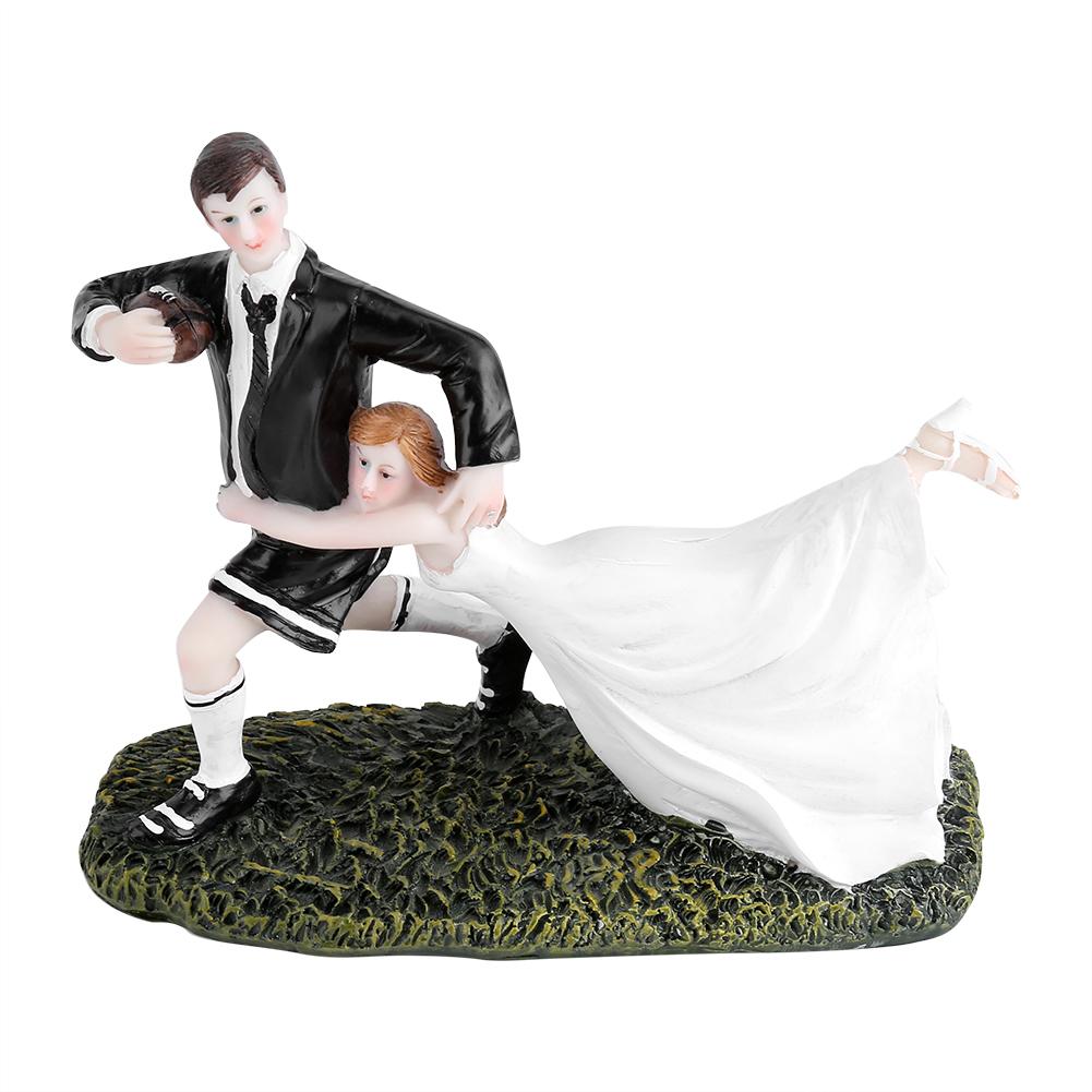 

Romantic Dancing Bride Couple Figurine Wedding Cake Topper Decoration