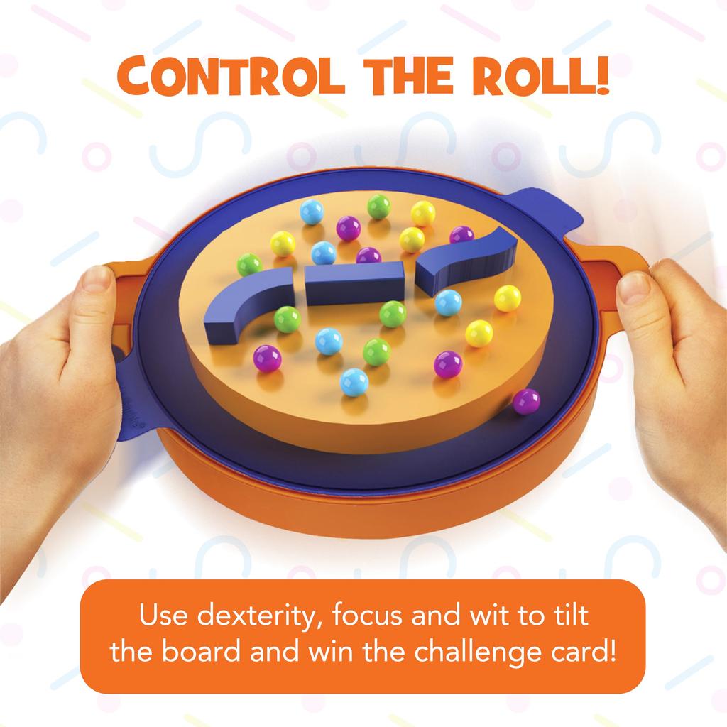 FoxMind Rolling Balance Marble Ball Control Board Authentic Game, Garble, Game,