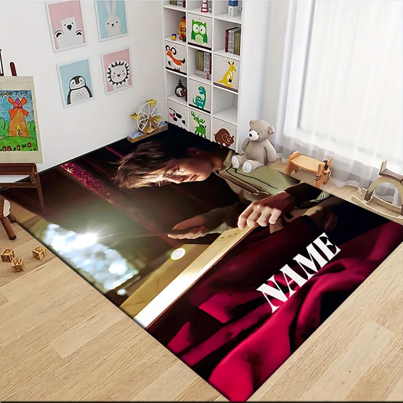 Custom Name "Harry Potter's Journey" Carpet Rug Customizable Soft Washable Anti-Slip Home Living Room Sofa Mats Personalized Rug. 090975