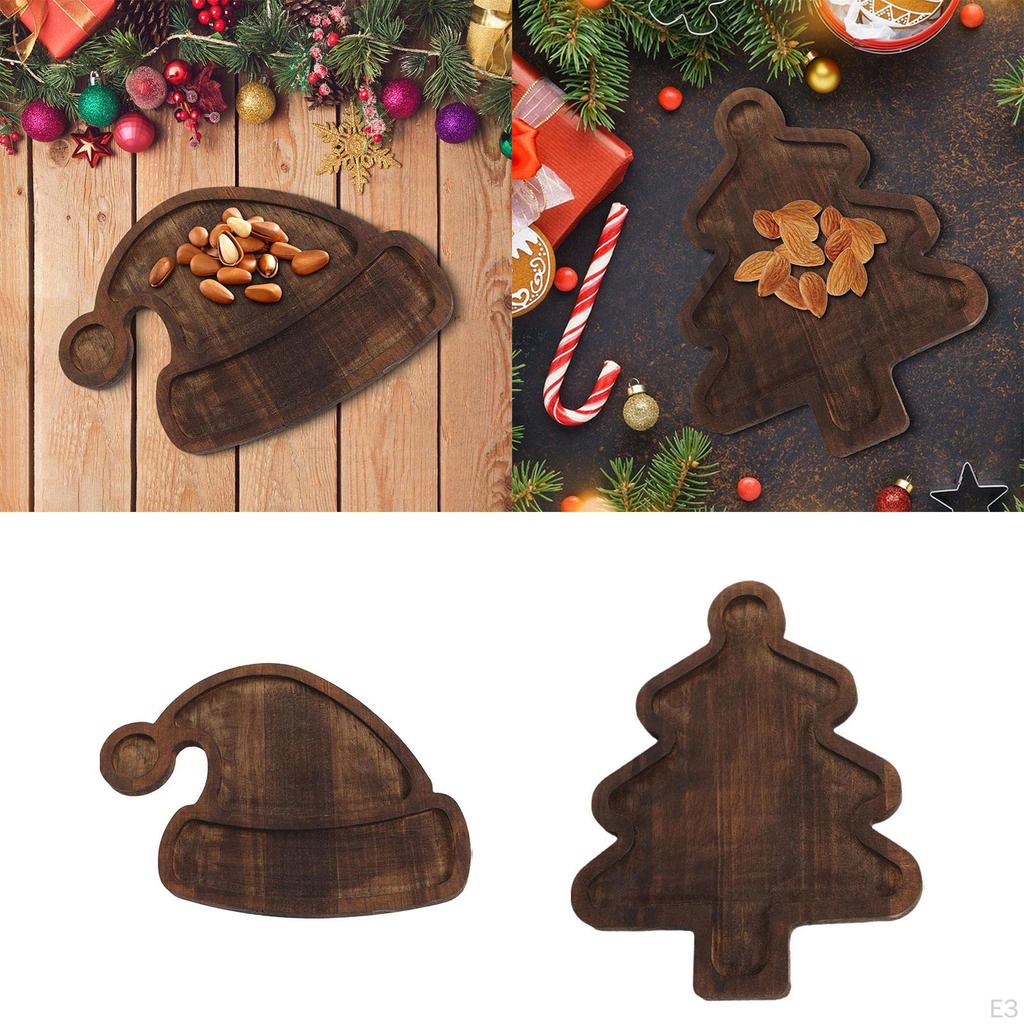 Elegant Wood Serving Tray Set for Entertaining And Home Decor