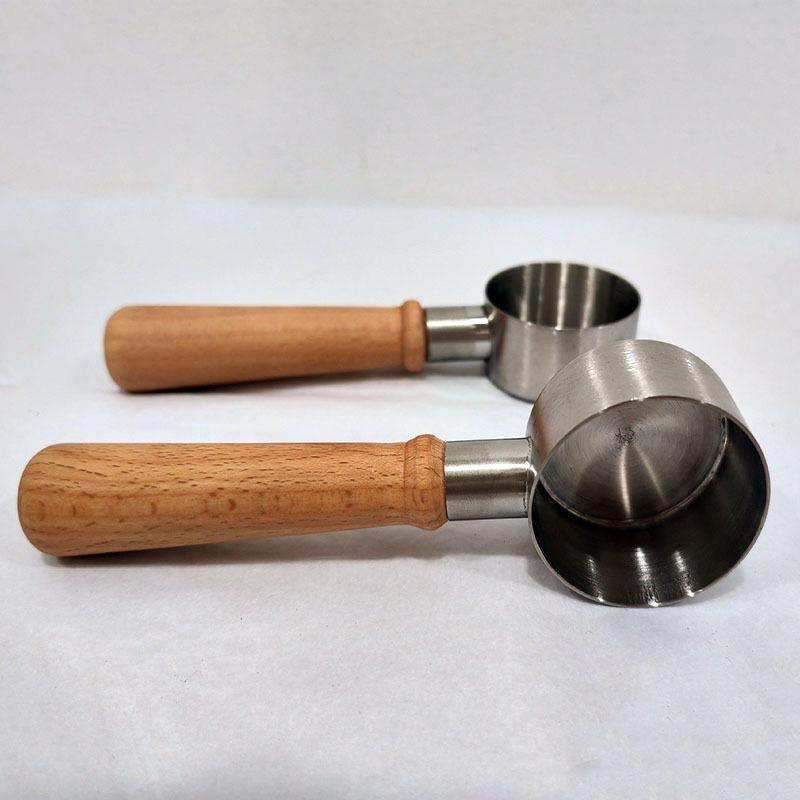 Sugar Spice Measure Spoon Tools 10g Capacity Kitchen Measuring Spoons Wooden Coffee Measuring Tools barista accessories