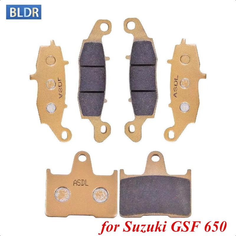 Motorcycle Front Rear Brake Pads for Suzuki GSF 650 GSF650 SK5/SK6 Faired GSF 650 GSF650 K5/K6 Naked Bandit Non ABS 2005 2006