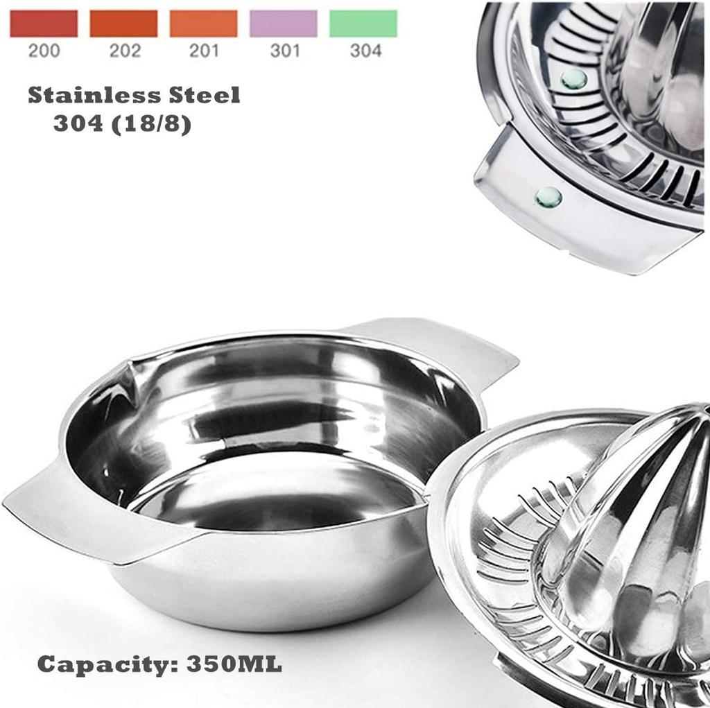 304 Stainless Steel Lemon Orange Juice Squeezer Blender Juicer Maker Hand Manual Press Kitchen Household Small Juice Extractor