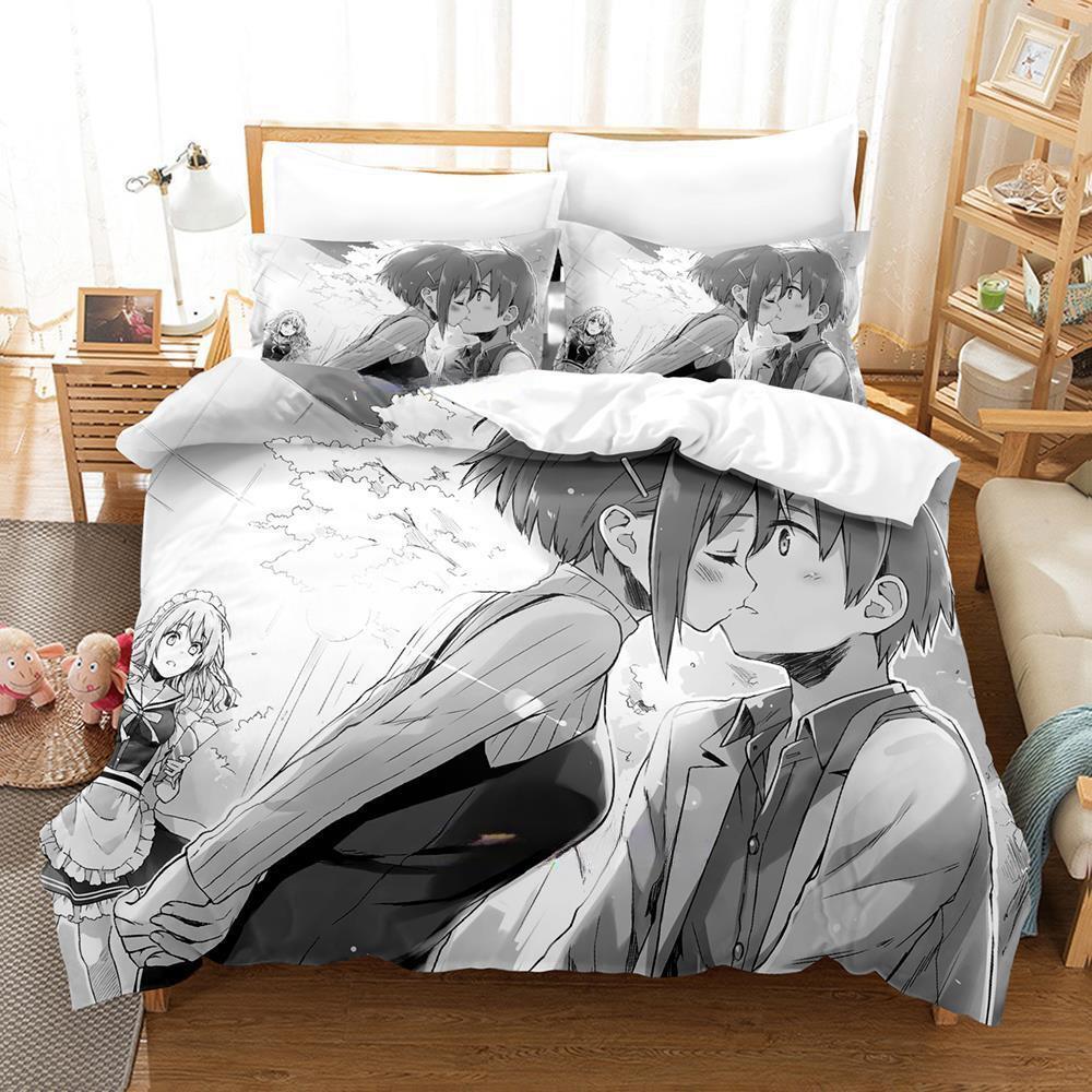 New Remake Our Life! Bedding Set Single Twin Full Queen King Size Bed Set Adult Kid Bedroom Duvet Cover Sets Anime Bed Sheet Set