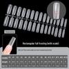 Ultra-Thin Frosted Nail Stickers: Full & Half Styles, Traceless, Extra Long, No Grinding Needed