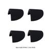 4pcs Shoulder Pads Replacement Sponge Inner Padding Suit Nonslip Sewing Lining Pads Dresses Costumes Accessories