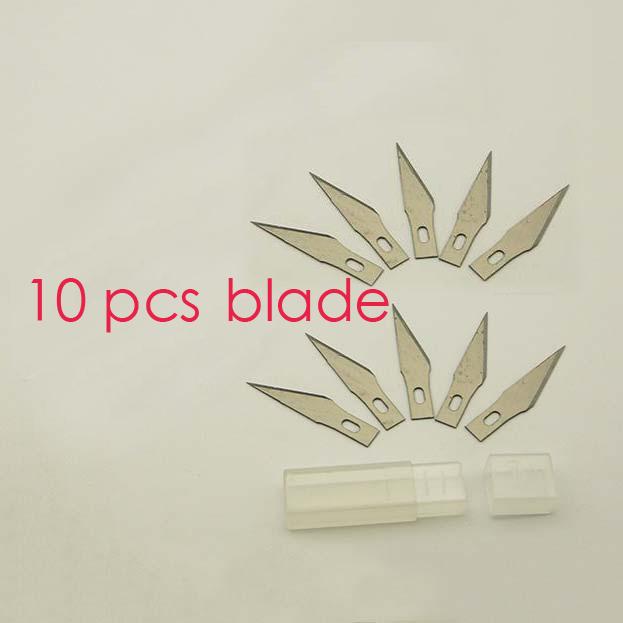 1 Set Metal Handle Scalpel Knife +5PCS Blades Wood Paper Cutter Craft Pen Knives DIY Craft Cutter