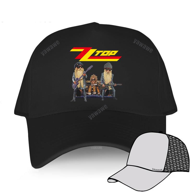 Latest Design Baseball Caps Luxury Brand Hat for Men ZZ Rock Band Adult Popular Sport Bonnet Women Cotton Casual Adjustable Cap
