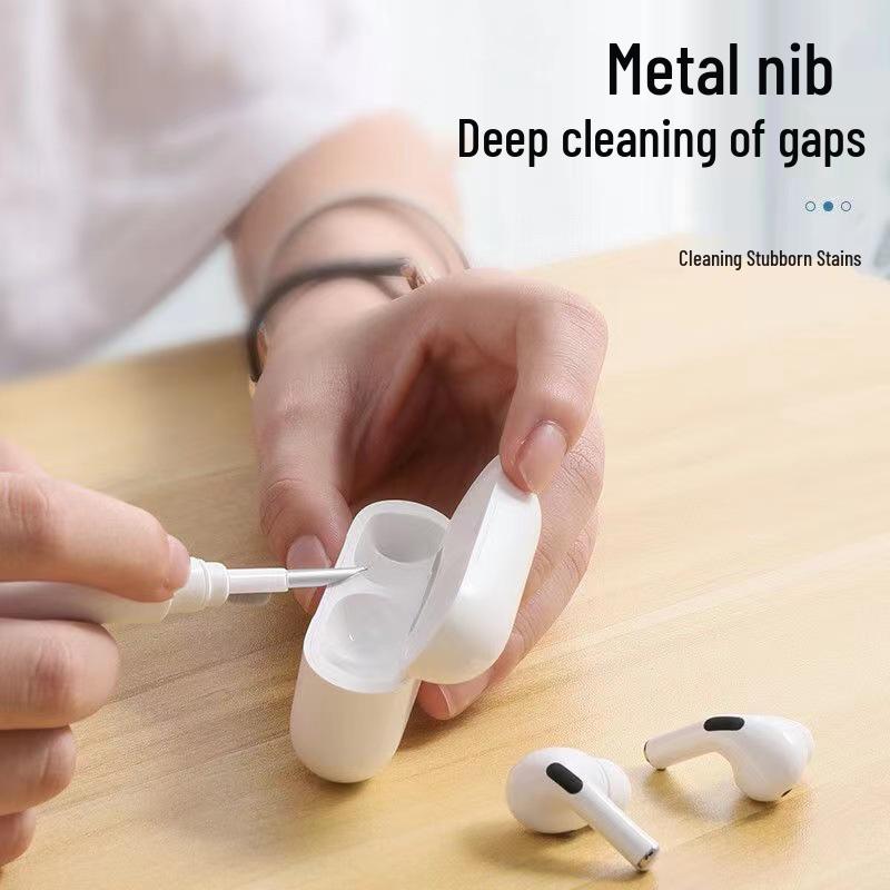3-in-1 Bluetooth Earphone Cleaning Pen: Portable Multi-Functional Cleaner & Stain Remover
