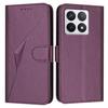 YX0090 For Xiaomi 14T Case Triangle Imprint Leather Phone Cover with Lanyard