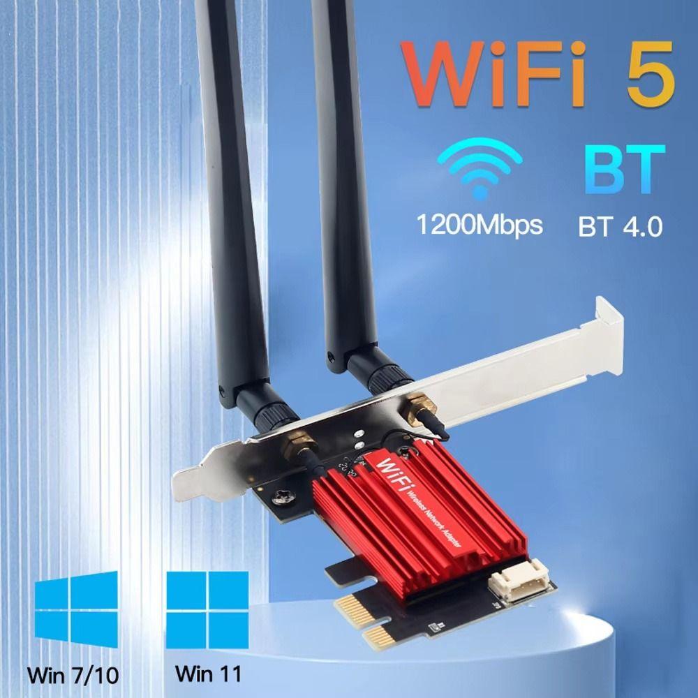 Dual Band PCIE WiFi Adapter WiFi 5 USB Wifi Adapter  for Computer/Phone/Tablet