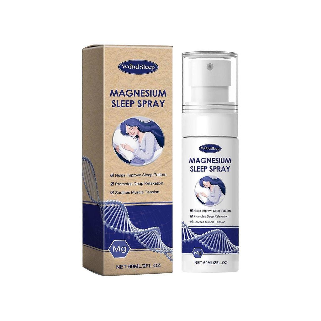 Woodsleep Magnesium Oil Spray - Improves Sleep, Relieves Physical Fatigue And Discomfort, Sleep Care Spray