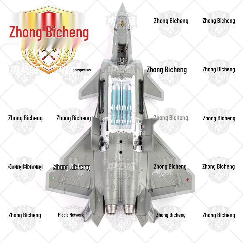 Realistic 1:48 J-20 Fighter Jet Model