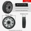Universal Wheel Replacement for Luggage Suitcase: Leather Caster Rubber Roller Rim Repair Accessories