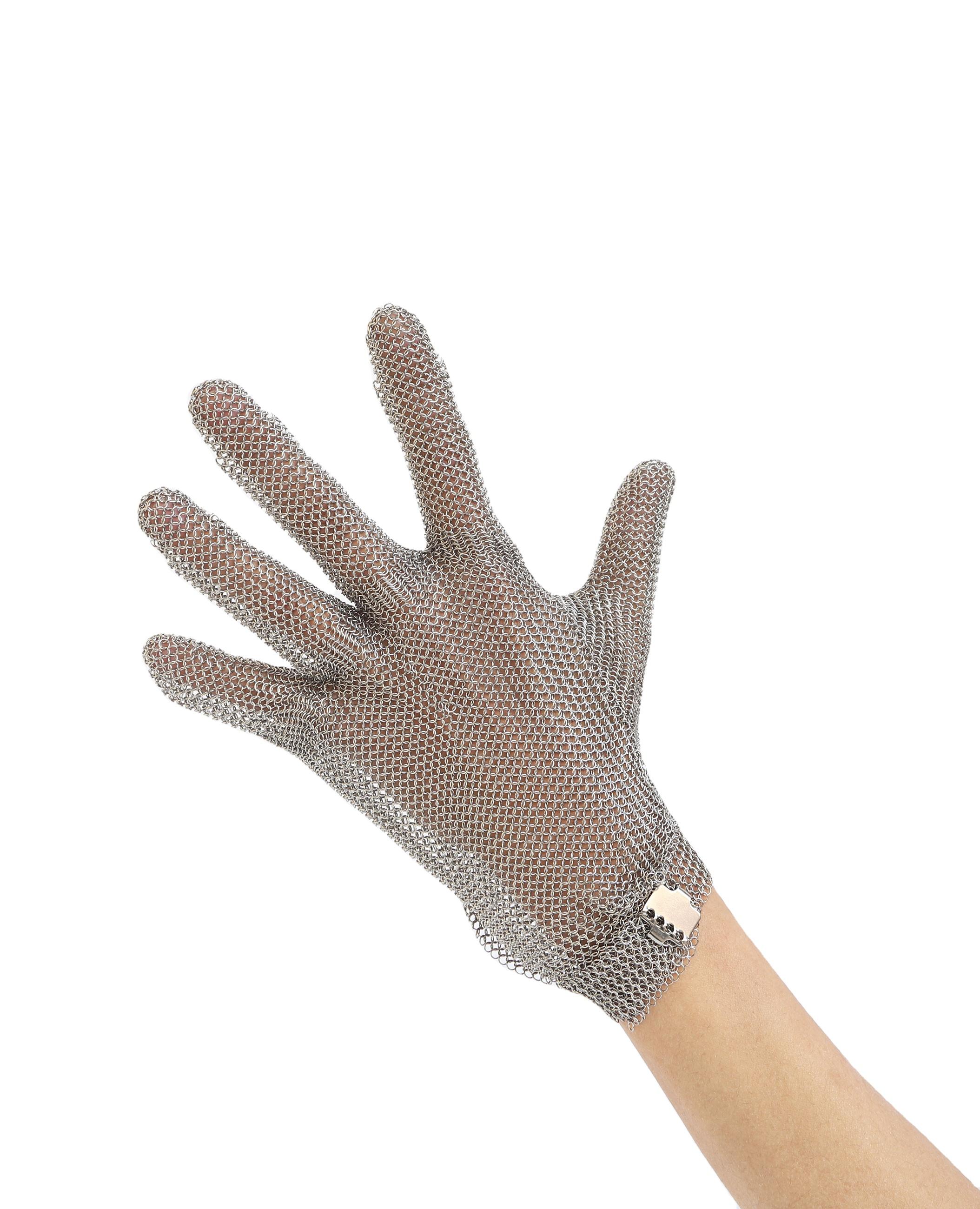 Hand Safe 316L Stainless Steel Anti-cut Safety Gloves for Kitchen & Butcher Use Textured Durable & Breathable Customizable PPE (as the picture,Xs)