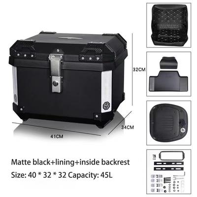 Cutie pentru Cască de Motocicletă 45L Universală Top Coadă Spate Depozitare Bagaje Cutii pentru Scule Accesorii Motocicletă Cutie ABS