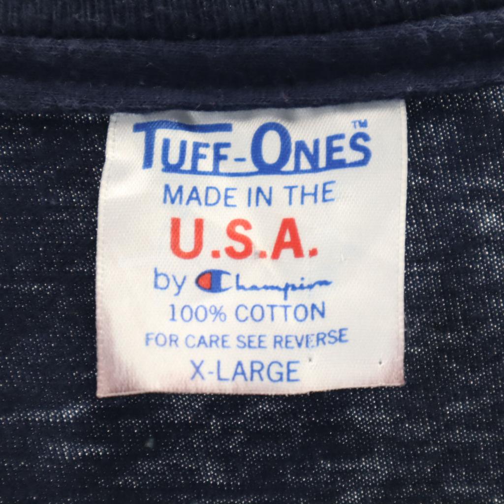 Champion 80s TUFF-ONES USA Made Old 1986 BLACKBIRD F-16 Short Sleeve T-shirt Men's Used