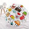 1pc Cartoon Icons Automatic Open/Close Umbrella, Umbrella with cartoon Design, Portable Compact Umbrella for Men & Women, Good Holiday Gift