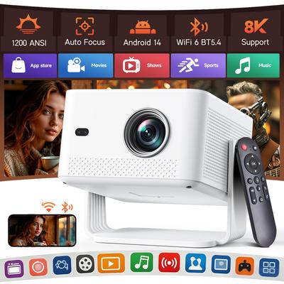 Magcubic M800 8K Projektory 1200 Ansi LED Nativní 1080P Projektor Android 14 Beam Wifi6 Hlasové Ovládání Upgrade HY450MAX
