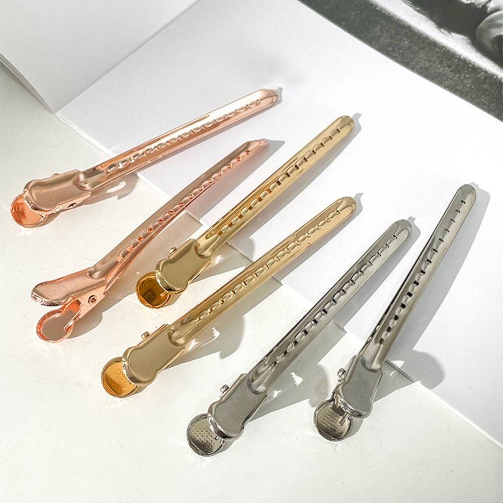 20Pcs DIY Hair Salon Fixed Clips 9.5cm Duckbill Fluffy Clamps DIY Hairdressing Hairpins  Barber