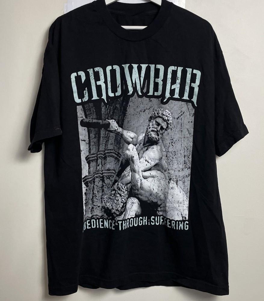 

Футболка с логотипом группы Suffering Crowbar Классическая Черная Унисекс S-5XL 1V0485 Унисекс Футболка XL