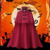 Medieval Hooded Cloak Gothic Long Trench Cape Costume For Halloween Party