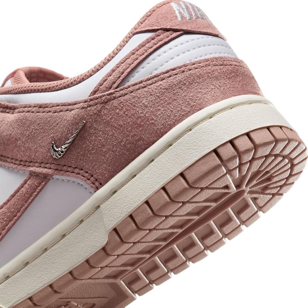 IB4417-102 NIKE DUNK LOW WHITE PINK (Women's)